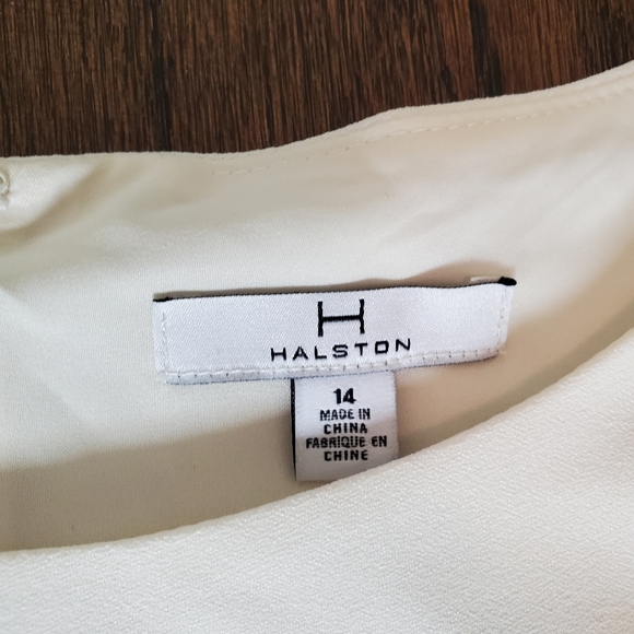 Halston Cape Sleeve Sheath Dress - Picture 6 of 8